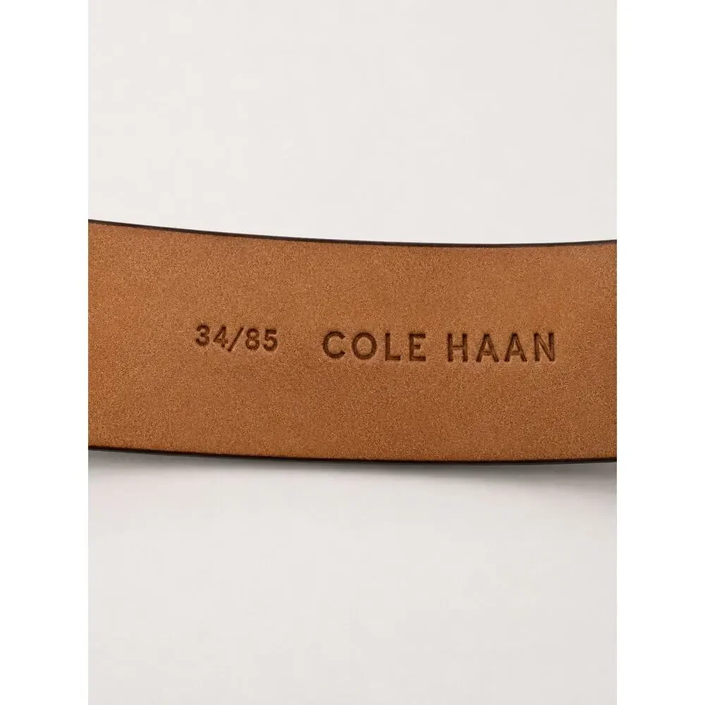 Cole Haan Genuine Leather Belt – Brown | Men’s Size 34/85 | Classic Dress/Casual